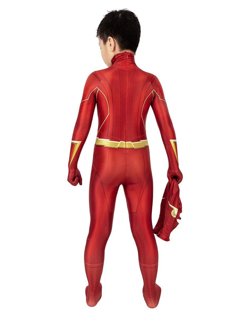 The Flash Barry Allen Jumpsuit Kids Superhero Costume