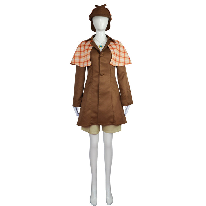 2024 Game Princess Peach Showtime Detective Outfit Cosplay Costume