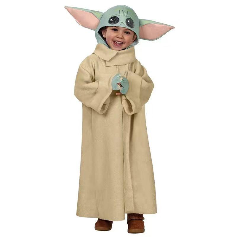 SW Mandalorian The Child Halloween Costume Grogu Yoda Toddler