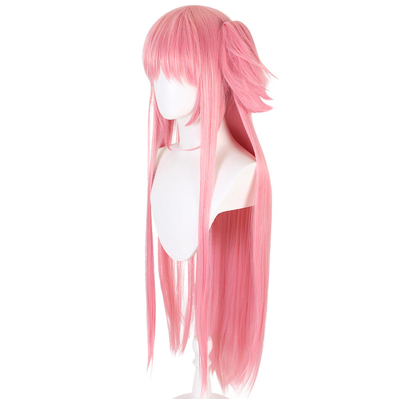 Puella Magi Madoka Magica Kaname Madoka Long Pink Cosplay Wig