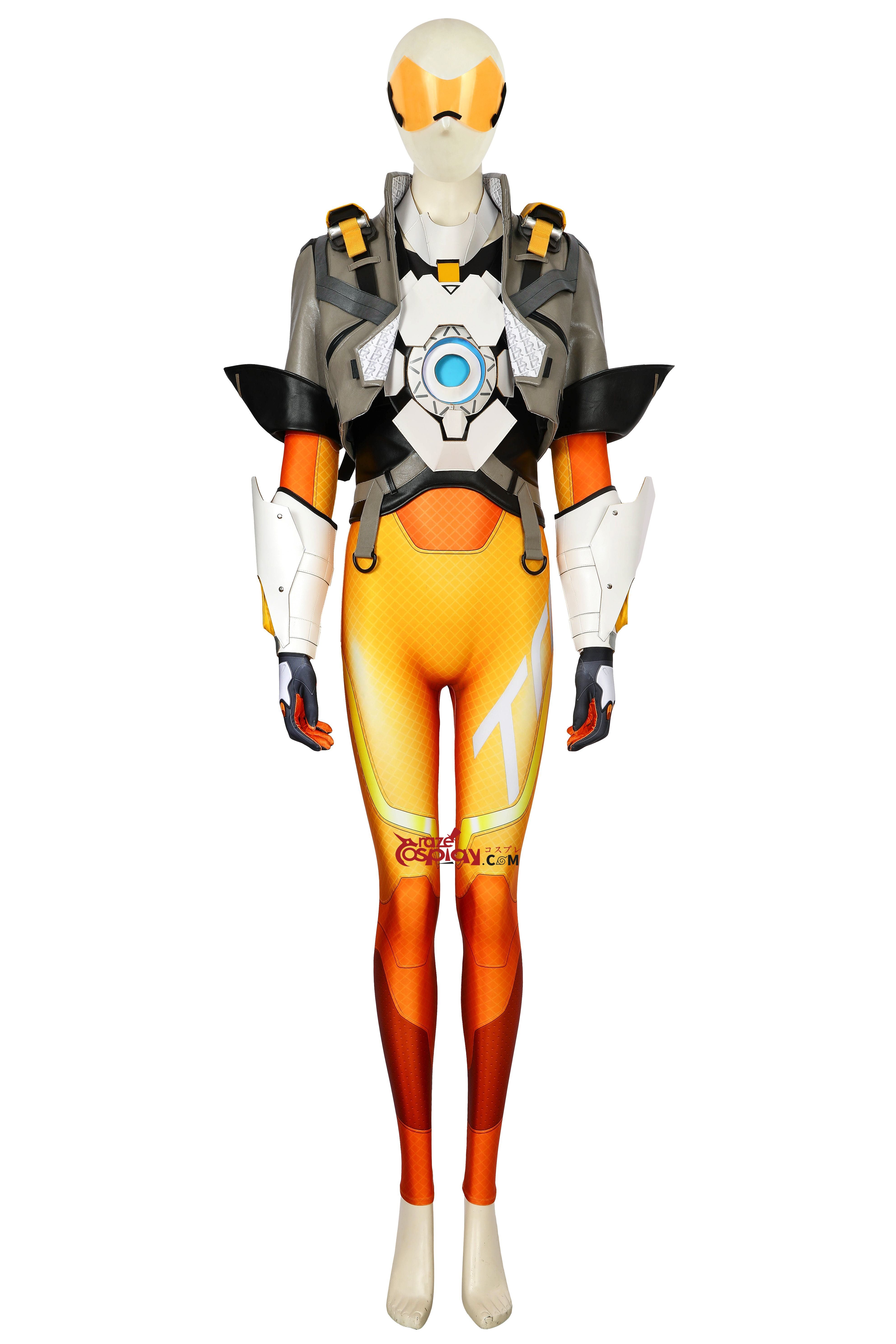 OW Tracer Cosplay Costume