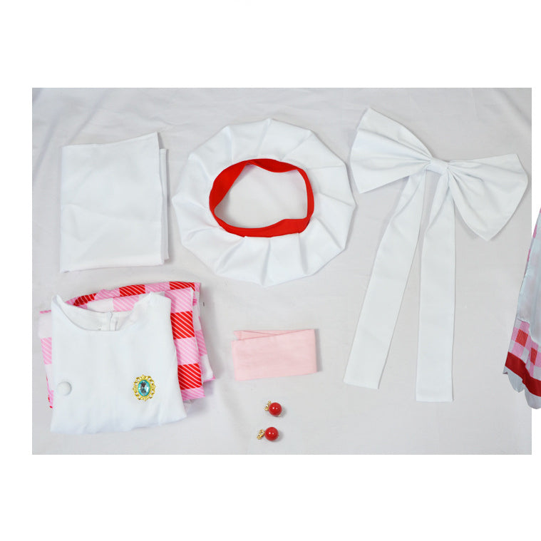Game Princess Peach Patissier Outfit Dress Cosplay Costume