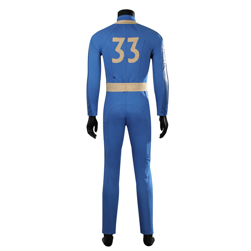 Fallout TV Vault 33 Uniform Outfit Cosplay Costume For Male