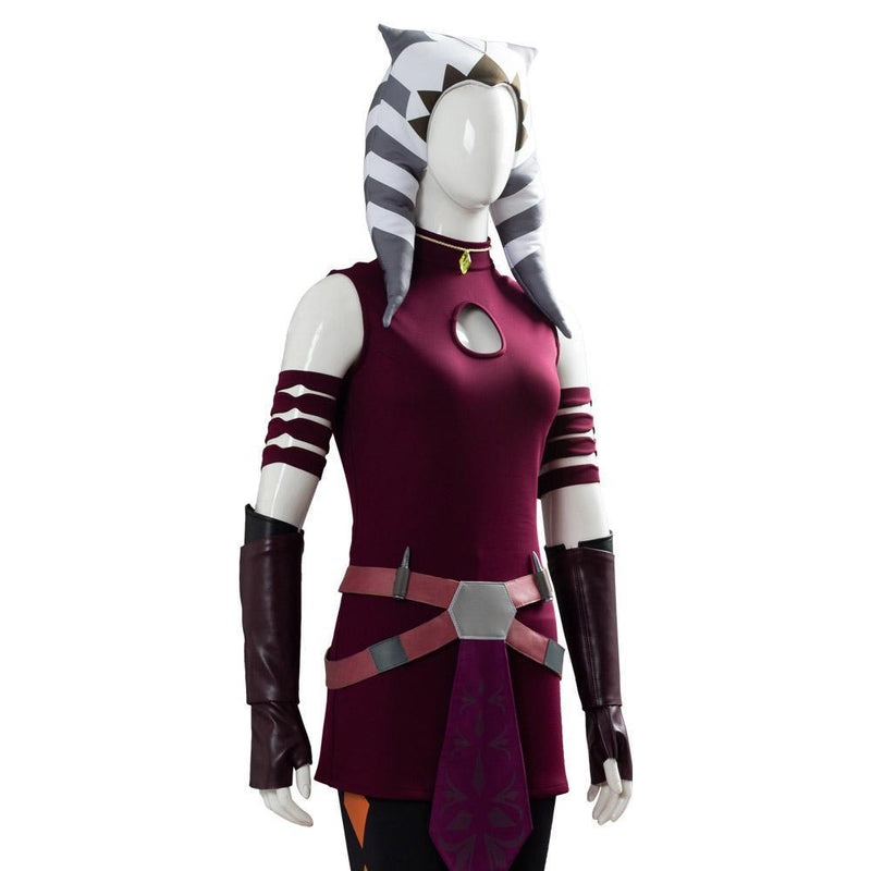 Ahsoka Tano Star Wars The Clone Wars Suit Cosplay Costume - CrazeCosplay
