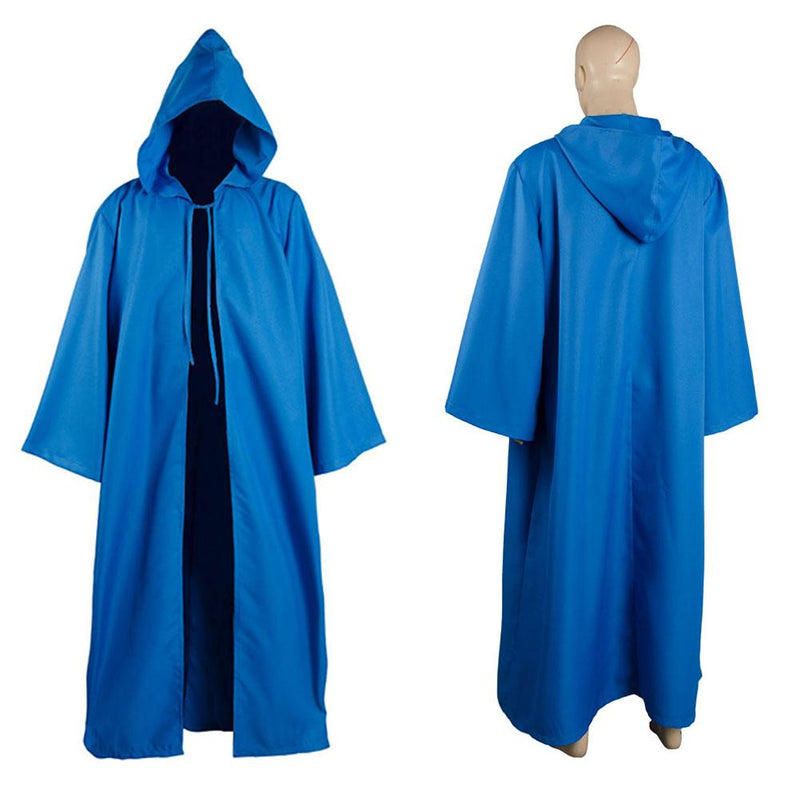 Star Wars Kenobi Jedi Cloak Cosplay Costume Blue Version - CrazeCosplay