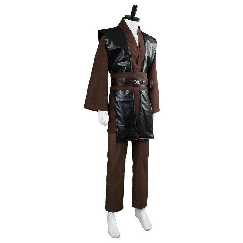 Star Wars Anakin Brown No Clock Cosplay Costume - CrazeCosplay