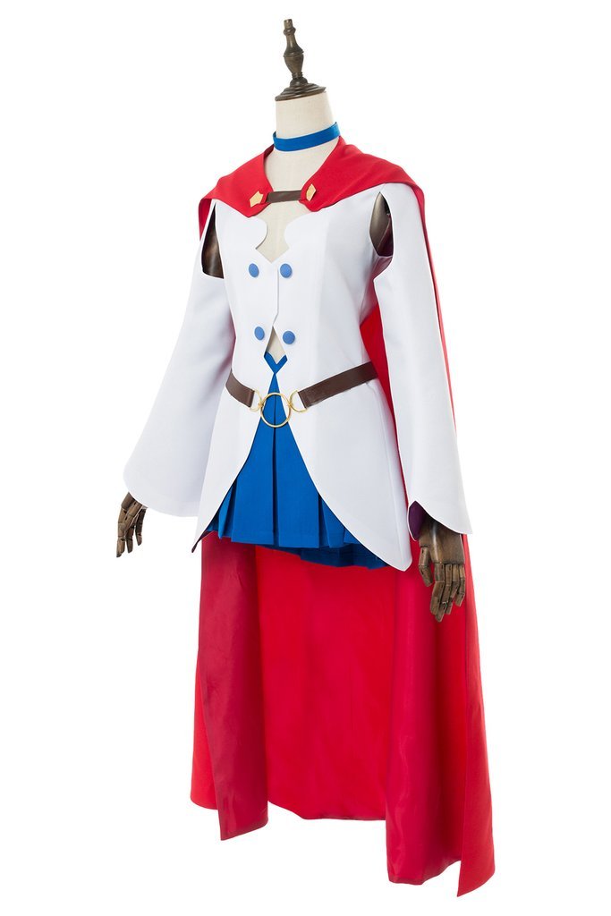 Little Witch Academia Ursula Callistis Shiny Chariot Dress Cape Cosplay Costume - CrazeCosplay