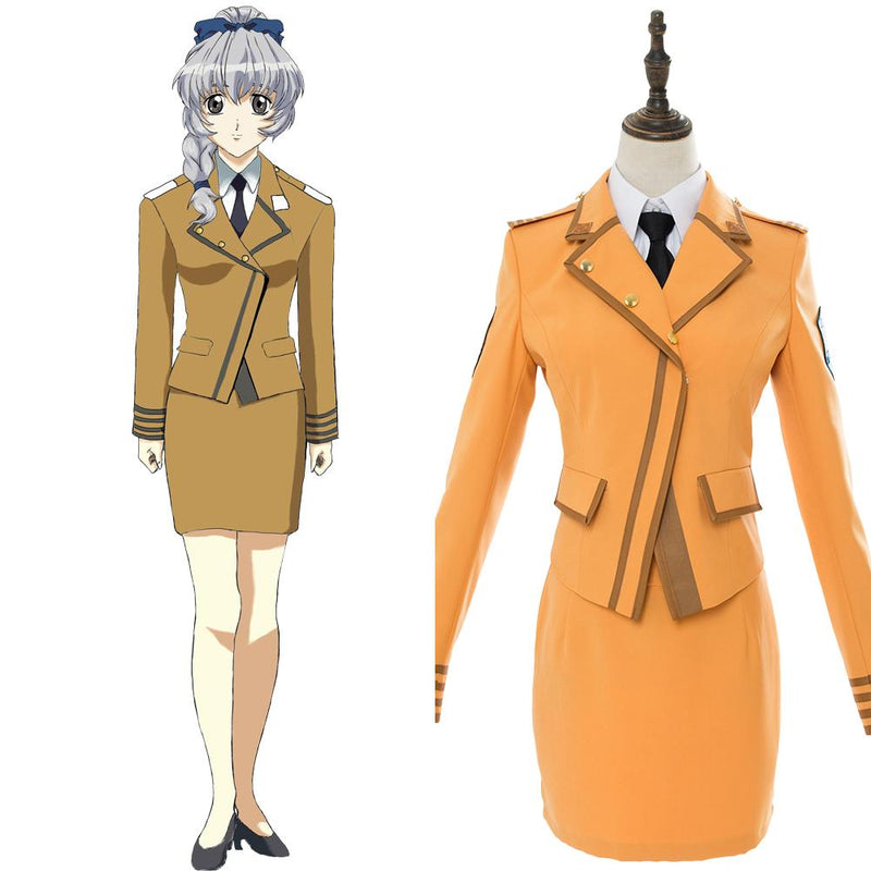 Anime Manga fmp Full Metal Panic Invisible Victory Teletha Uniform Dress Cosplay Costume - CrazeCosplay