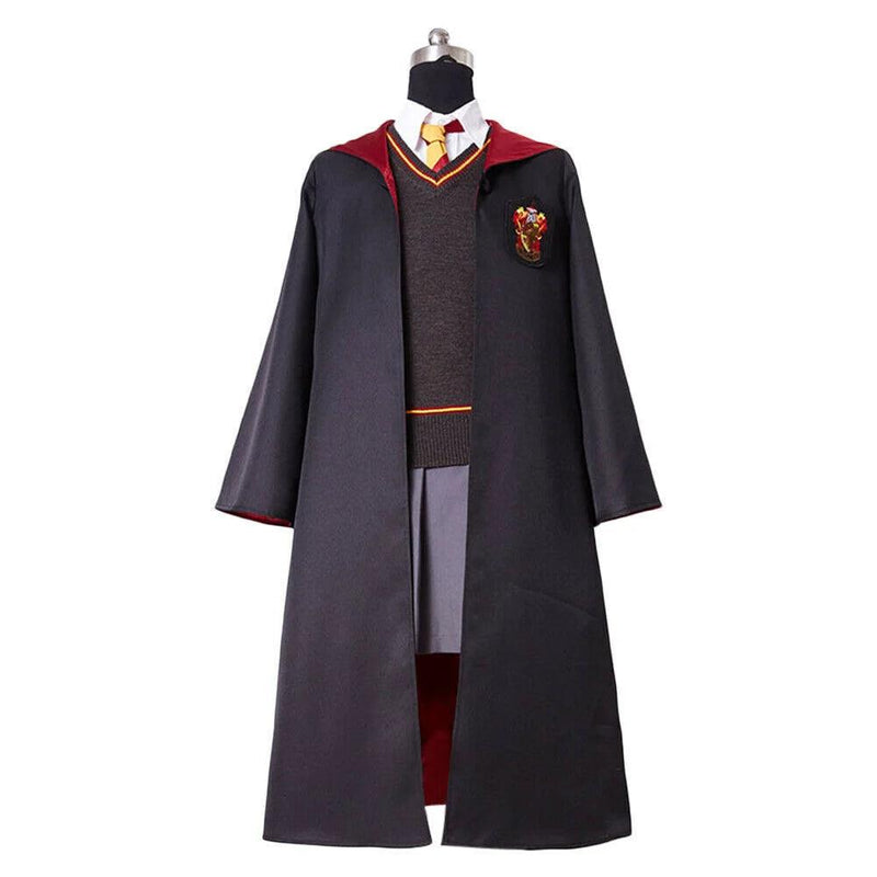 Child Gryffindor Uniform Dress Hermione Granger Cosplay Costume for Kids