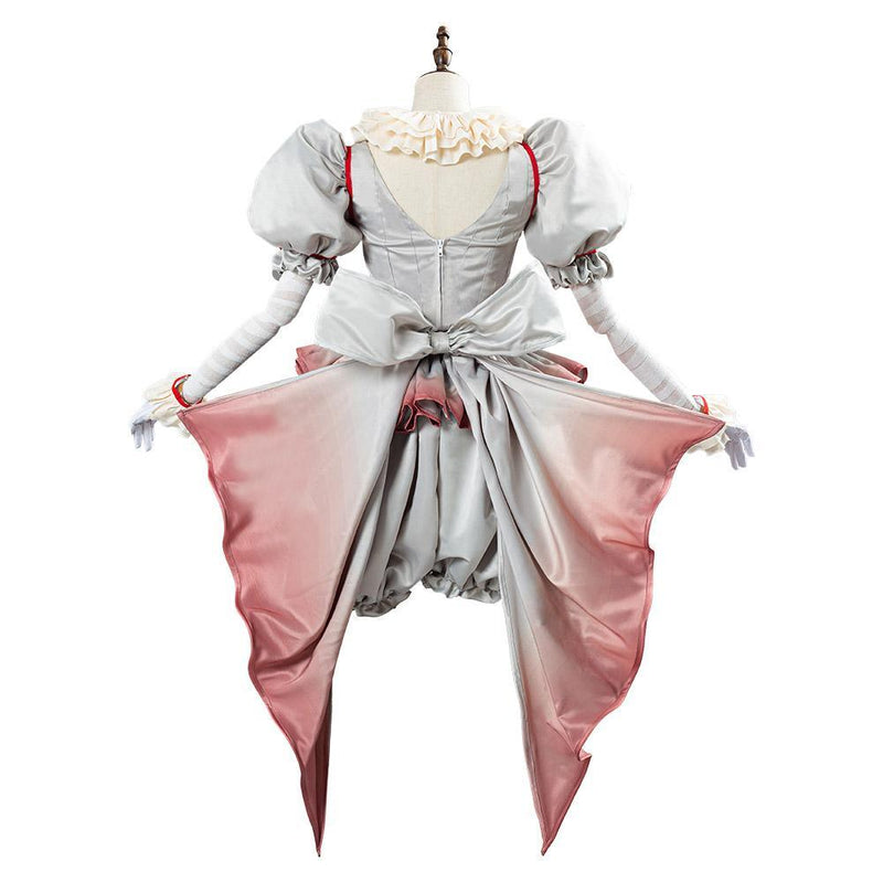 Women It Pennywise Horror Pennywise The Clown Costume Cosplay Costume - CrazeCosplay