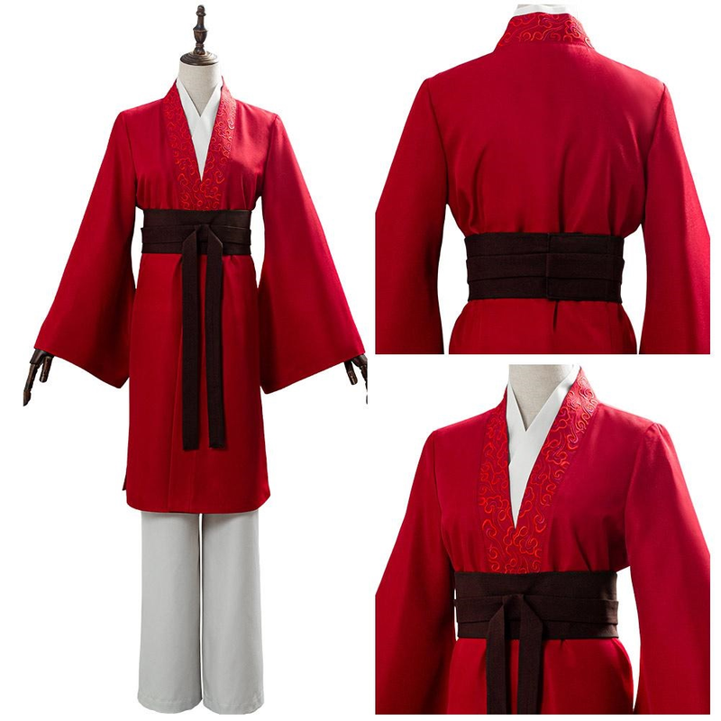 Movie Mulan Womens Garments Mulan Hanfu Cosplay Costume - CrazeCosplay