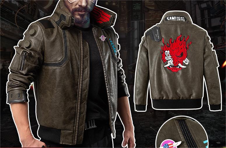 cyberpunk jacket Cyberpunk 2077 Samurai Jacket male cyberpunk jacket Halloween Cosplay Costume - CrazeCosplay