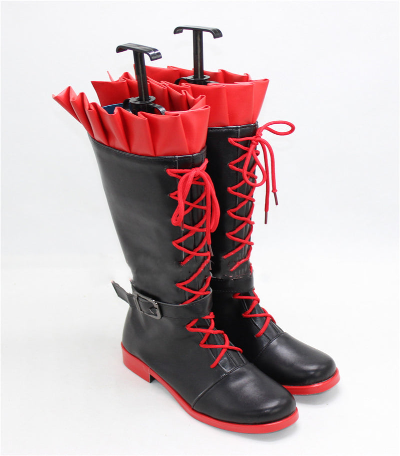 rwby red trailer ruby cosplay boots shoes - CrazeCosplay