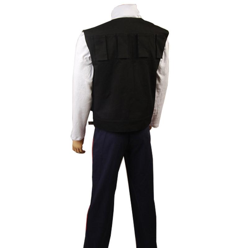 SW Anh A New Hope Han Solo Costume Vest Shirt Pants