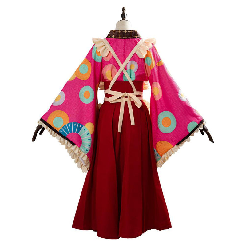Toilet Bound Hanako Kun Nene Yashiro Kimono Maid Dress Cosplay Costume - CrazeCosplay