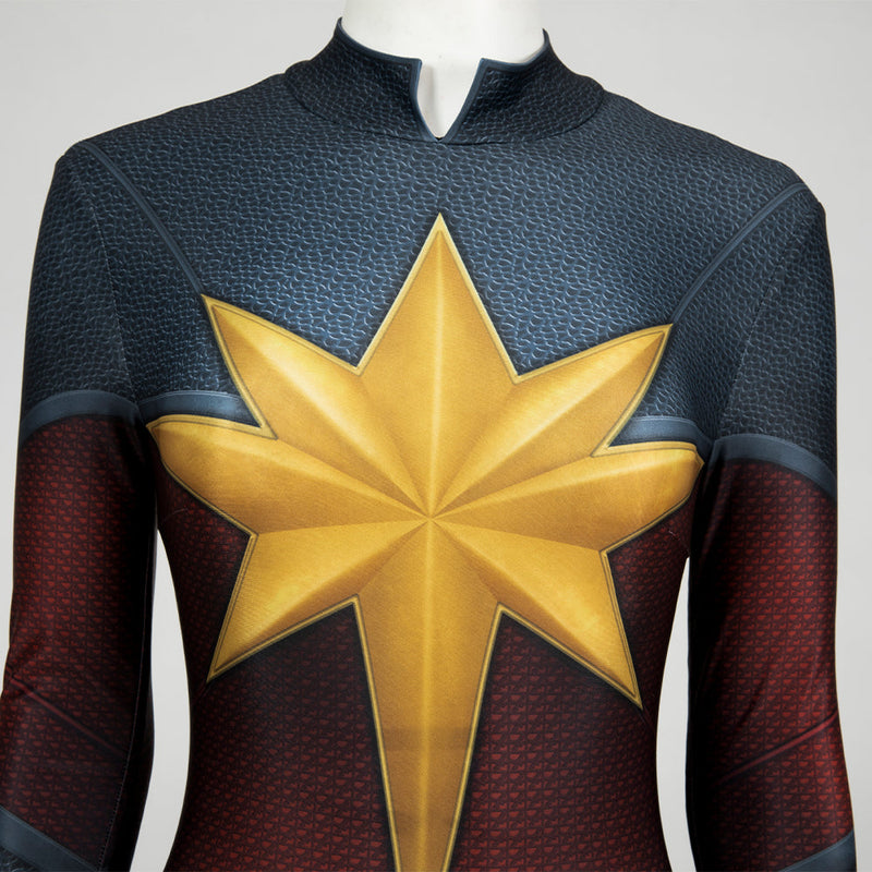 The Marvels 2 Carol Danvers Jumpsuit Cosplay Costume