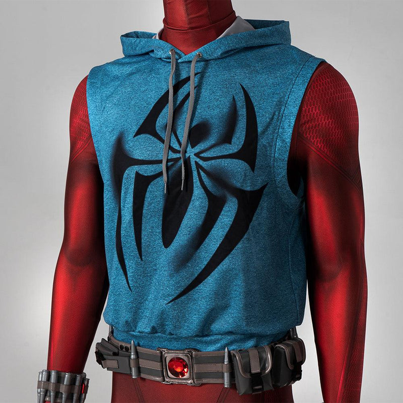 Scarlet Spider Jumpsuit Spiderman Cosplay Costume