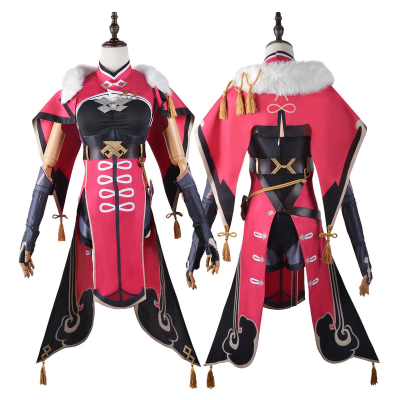 Game Genshin Impact Cosplay Costume Beidou Dress
