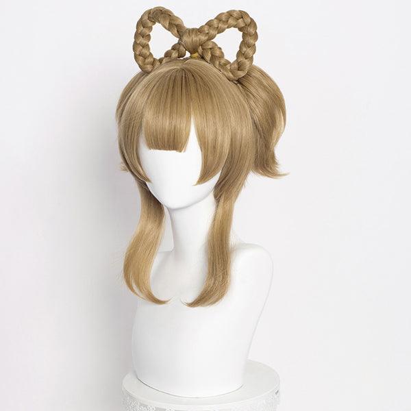 Genshin Impact Yaoyao Heat Resistant Synthetic Hair Carnival Halloween Party Props Cosplay Wig