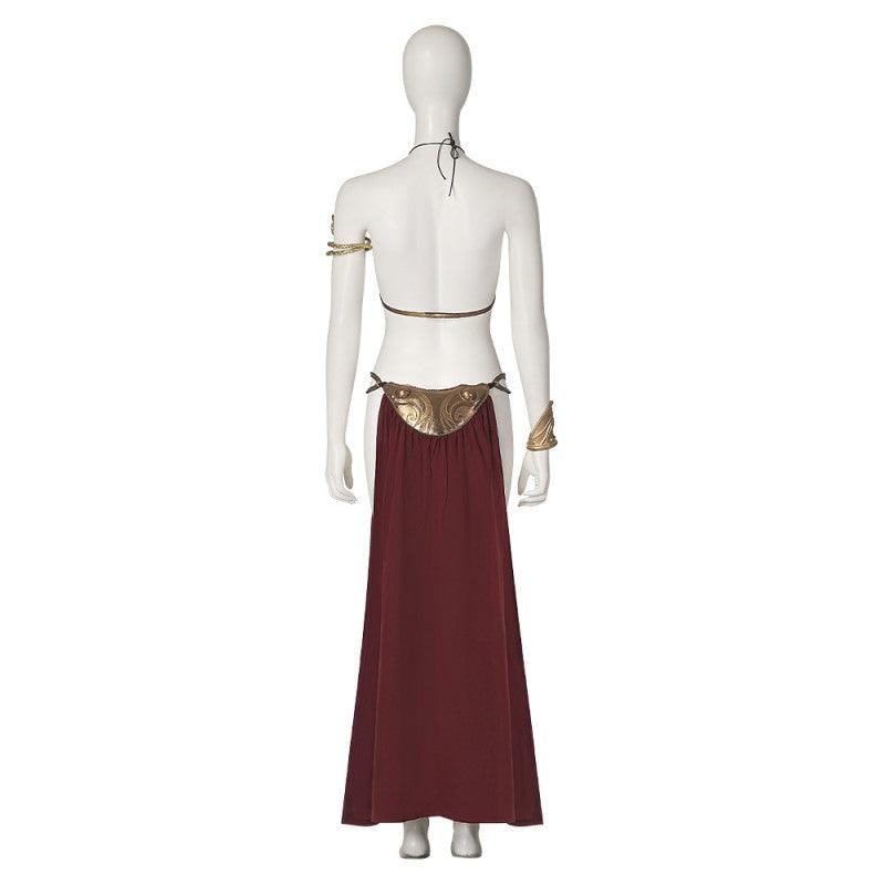 Princess Leia Slave Costume Star Wars 6 Leia Bikini Halloween Cosplay Dress