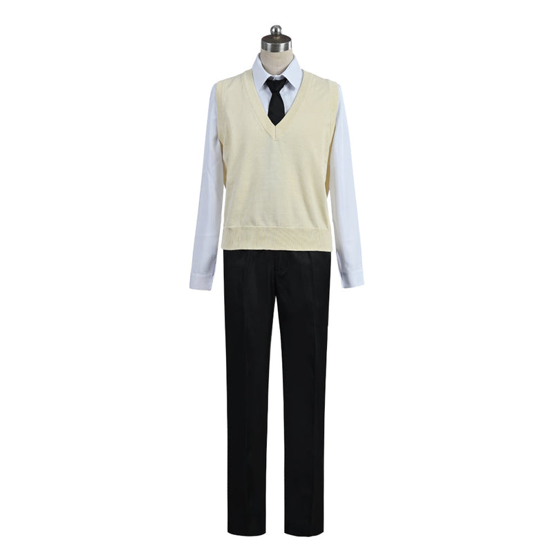 Final Fantasy XIV ff14 Alphinaud Leveilleur School Uniform Suit Cosplay Costume