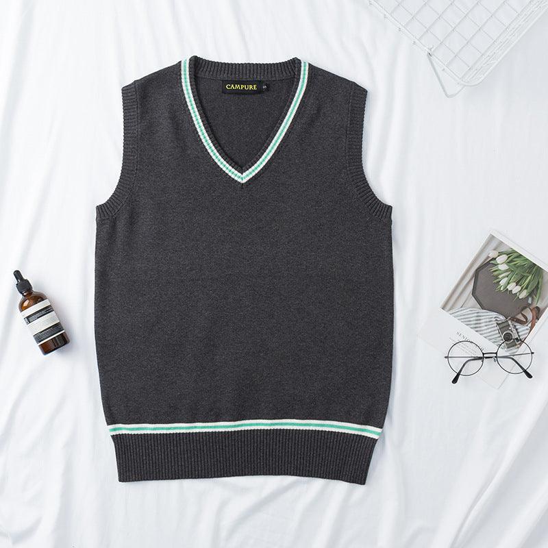 Harry Potter Slytherin V-Neck Sleeveless Vest Sweater Uniform for Teen Adult