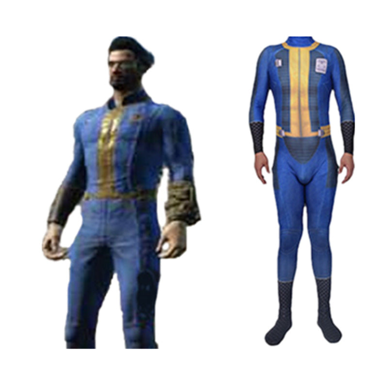 Fallout Vault 111 Jumpsuit Cosplay Costume