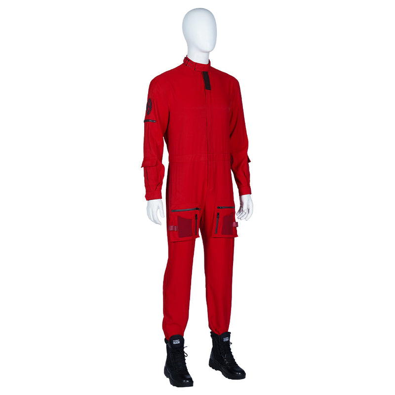 Guardians of the Galaxy 3 Red Uniform Jumpsuit Cosplay Costume