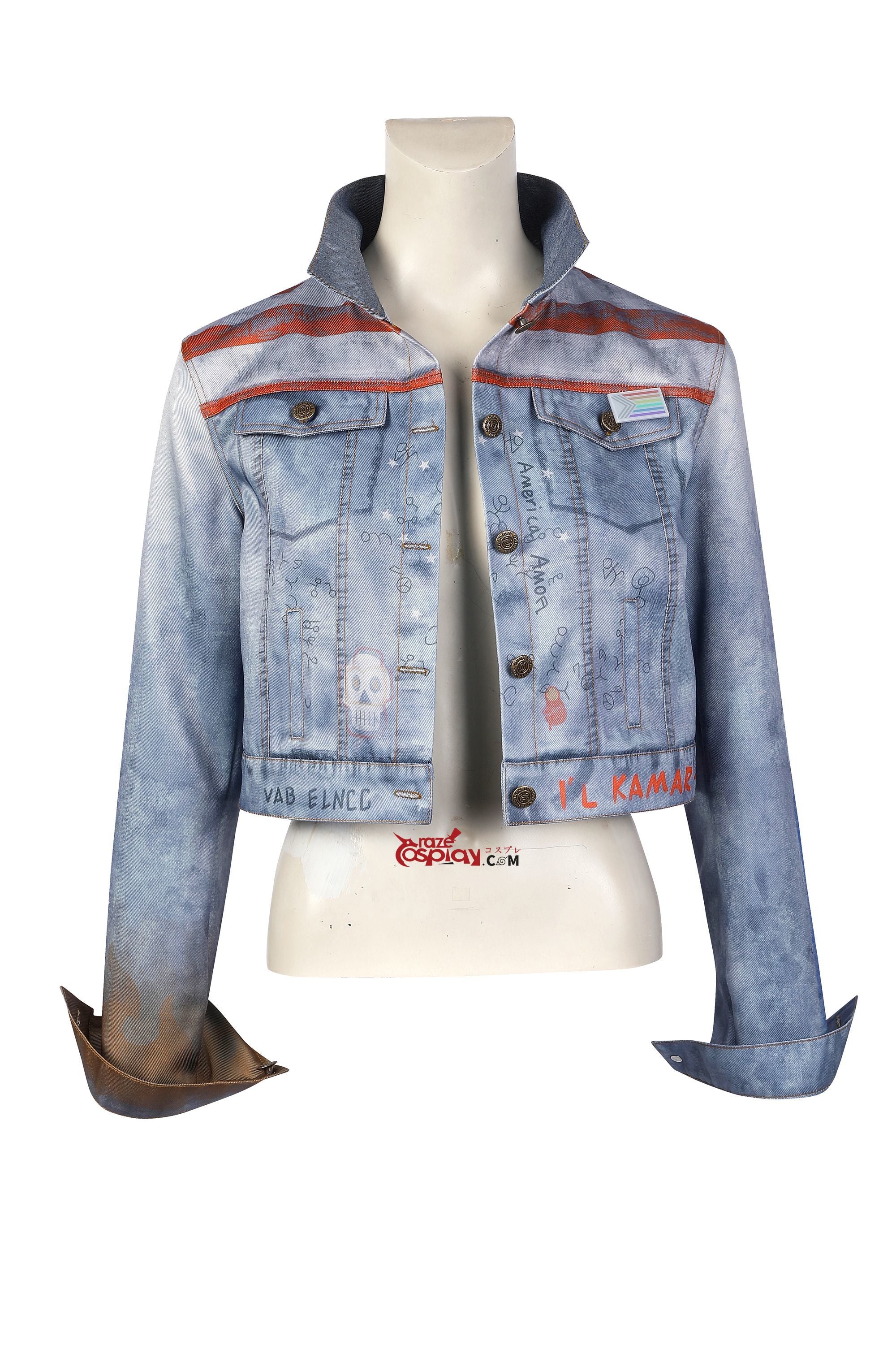 America Chavez Coat Cosplay Costume