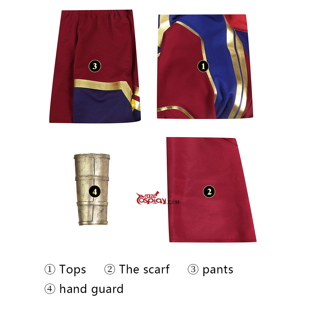 Kamala Khan Outfit Cosplay Costume