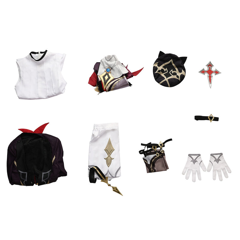 Genshin Impact Dahlia Outfit Vampire Cosplay Costume