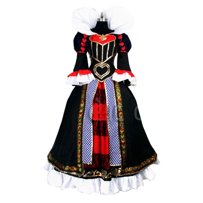 Game Alice Madness Returns Queen of Hearts Halloween Cosplay Costume