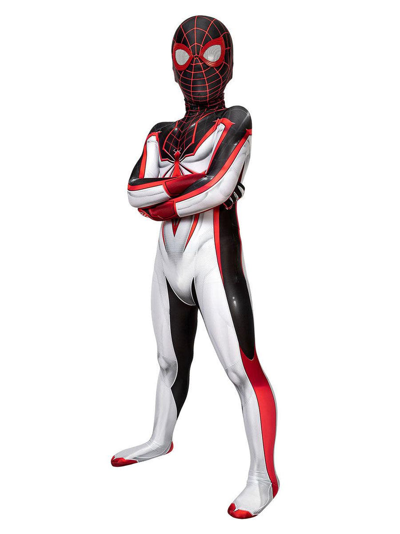 Spider Man Cosplay Spider-Man White Version Cosplay Suit For Kid