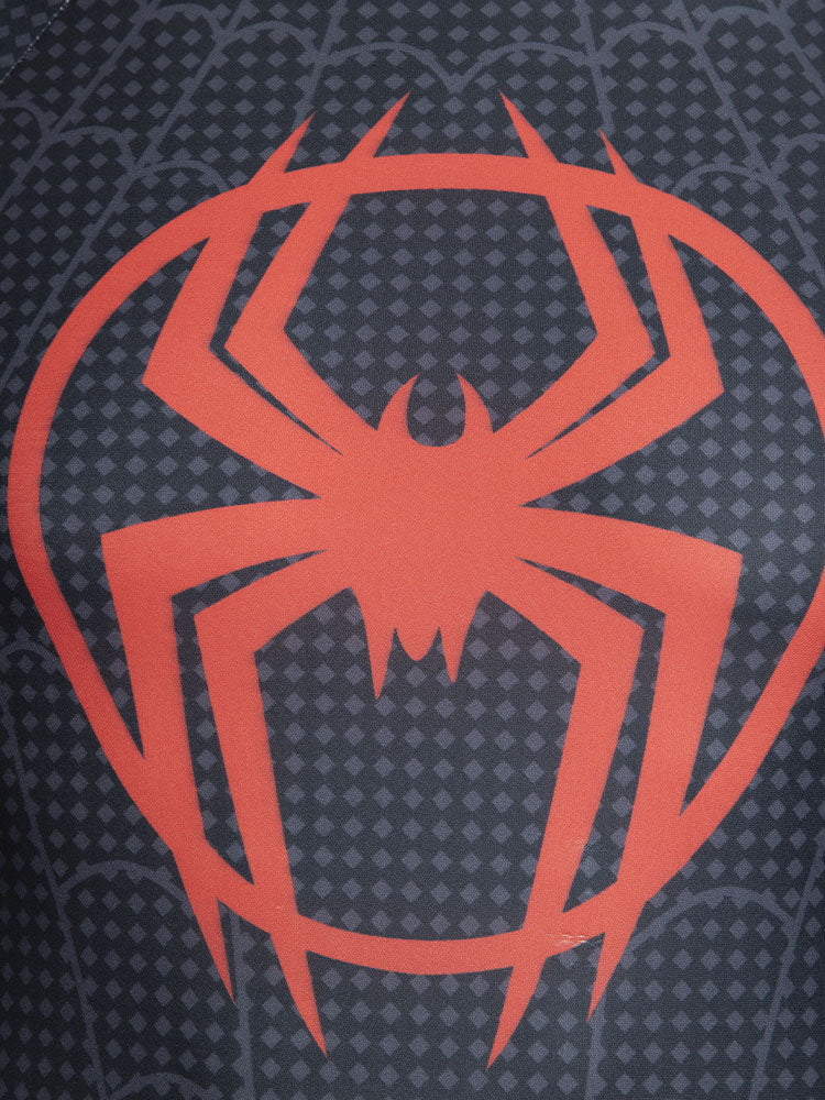 Spider-Man Cosplay Black Film Polyester Hood Pantyhose Set Polyester Fiber Marvel Comics For Adult