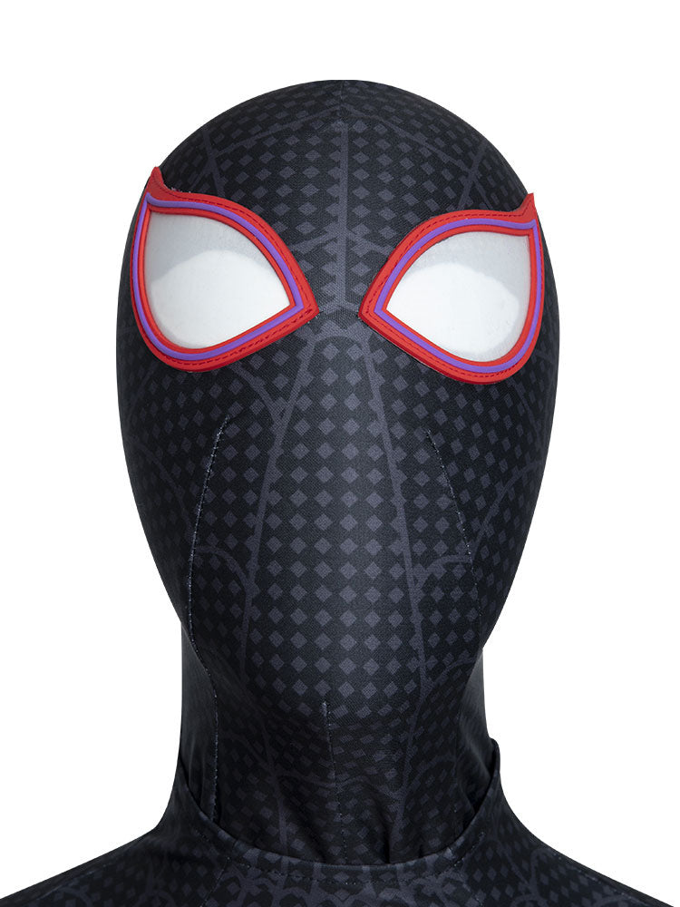 Spider-Man Cosplay Black Film Polyester Hood Pantyhose Set Polyester Fiber Marvel Comics For Adult