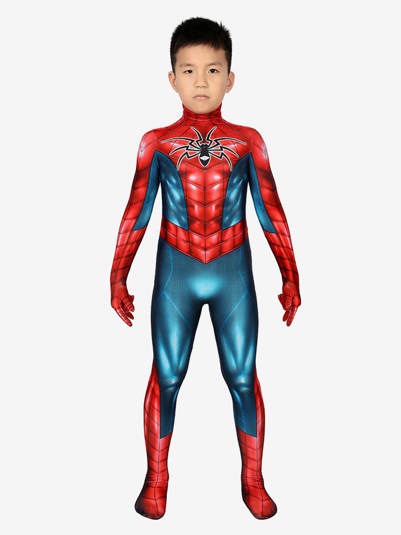 Spider Man Cosplay Marvel’s Spider-man Game Cosplay Spider-Man armour-MK IV Kid Cosplay Suit