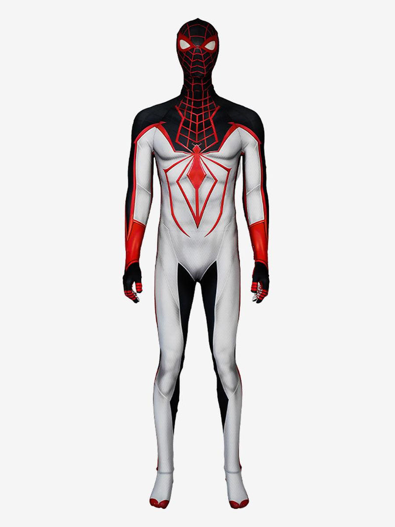 Spider Man Cosplay Spider-Man White Version Cosplay Suit For Adult