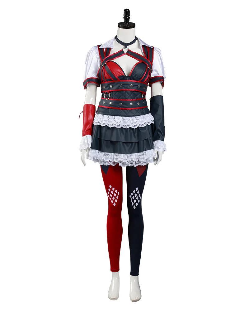 Batman Arkham Knight Harley Quinn Dress Cosplay Costume