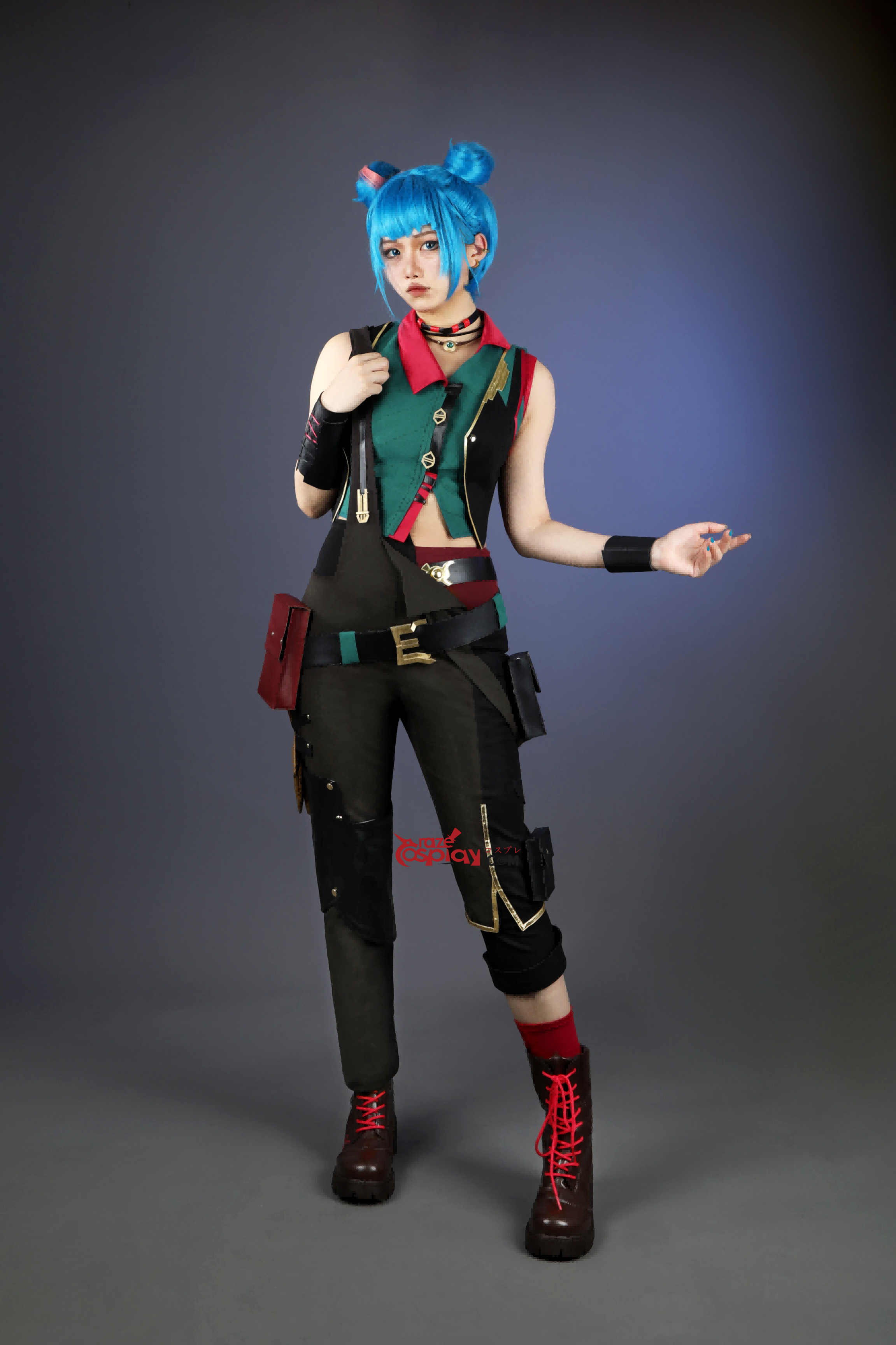 LOL Arcane BAOBAO Overalls Cosplay Costume