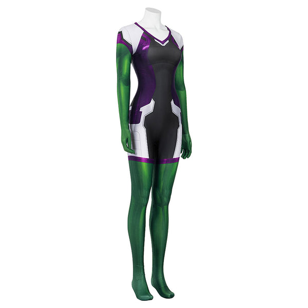 She Hulk Cosplay Costume Jumpsuit Outfits Halloween Carnival Suit