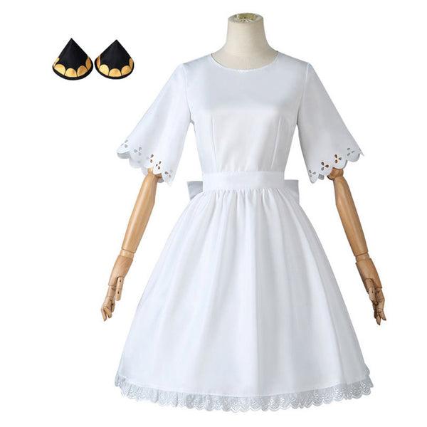 Anime Anya Forger White Dress Cosplay Costume