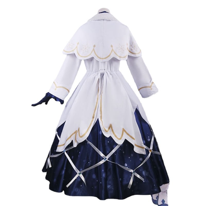 Vocaloid 2021 Miku Snow Dress Cosplay Costume