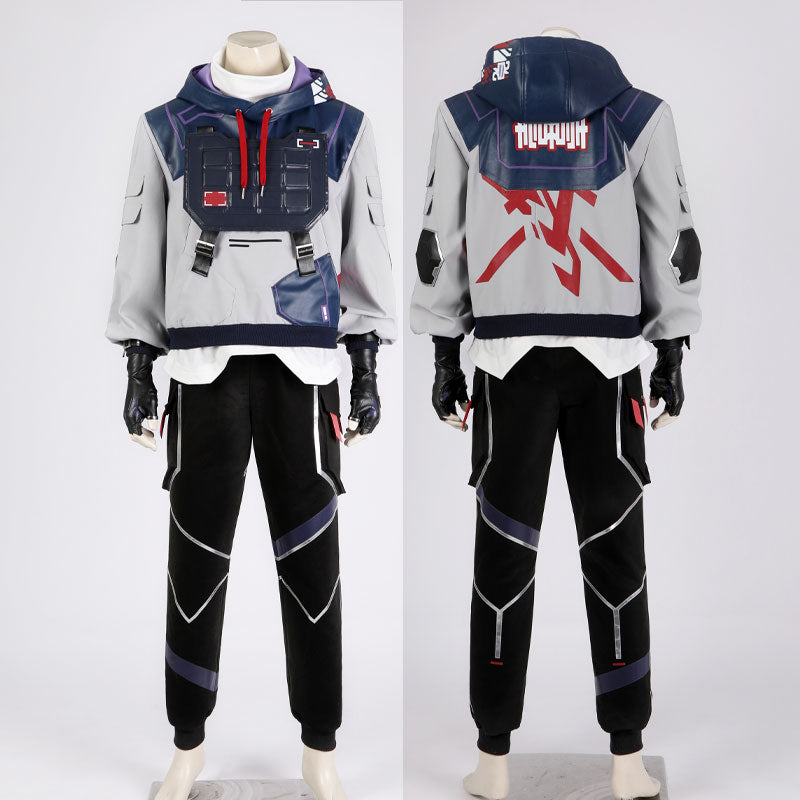 Valorant Iso Outfit Cosplay Costumes