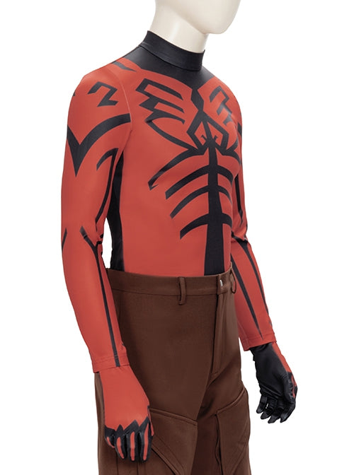 Darth Maul Costume Mens SW Female Halloween Outfit Cosplay Suit