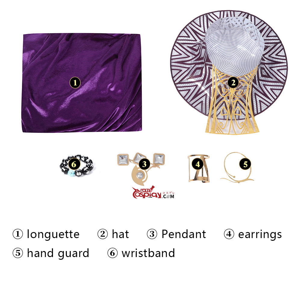 Ramonda Purple Dress Cosplay Costume