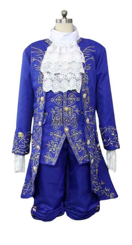 Beauty And The Beast Prince Adam Suit Cosplay Costume Adults Halloween Outfit