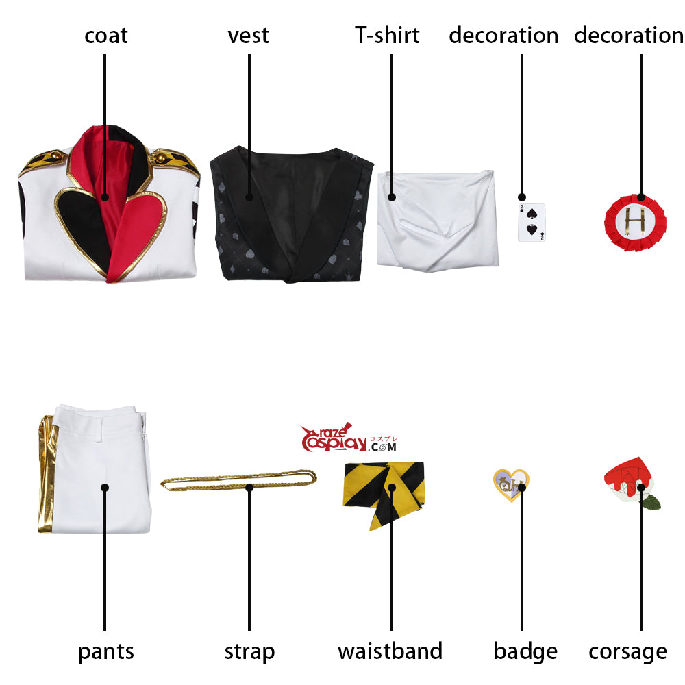 Deuce Spade Cosplay Costume