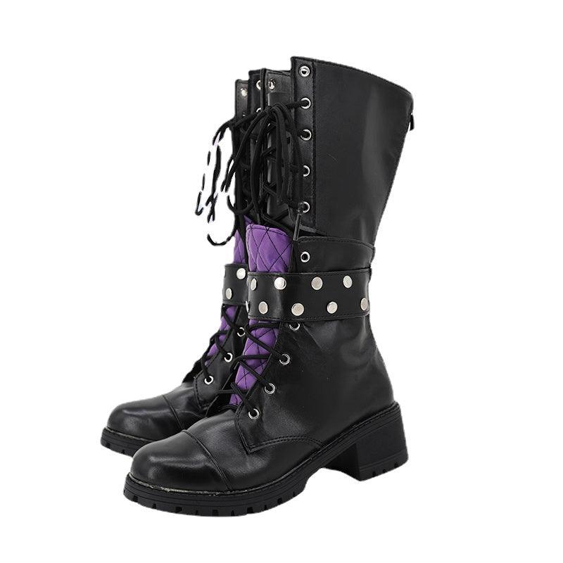 Apex Legends Wraith Purple Cosplay Boots