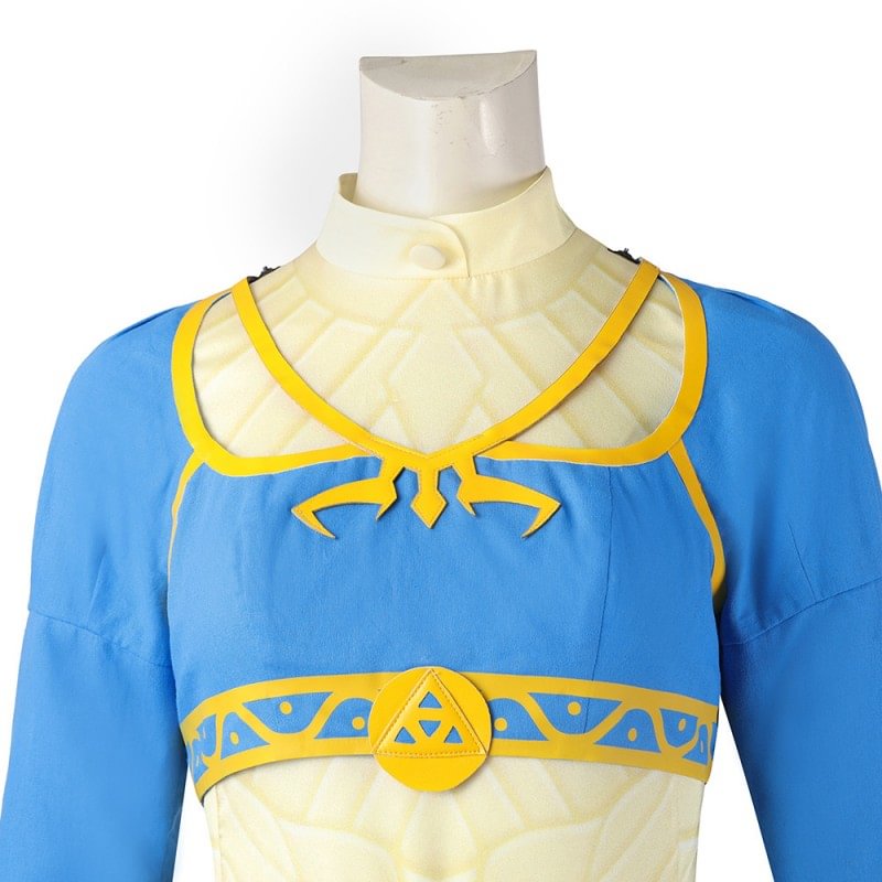 Princess Zelda Battle Dress Cosplay Costumes The Legend of Zelda 2 Halloween Suit
