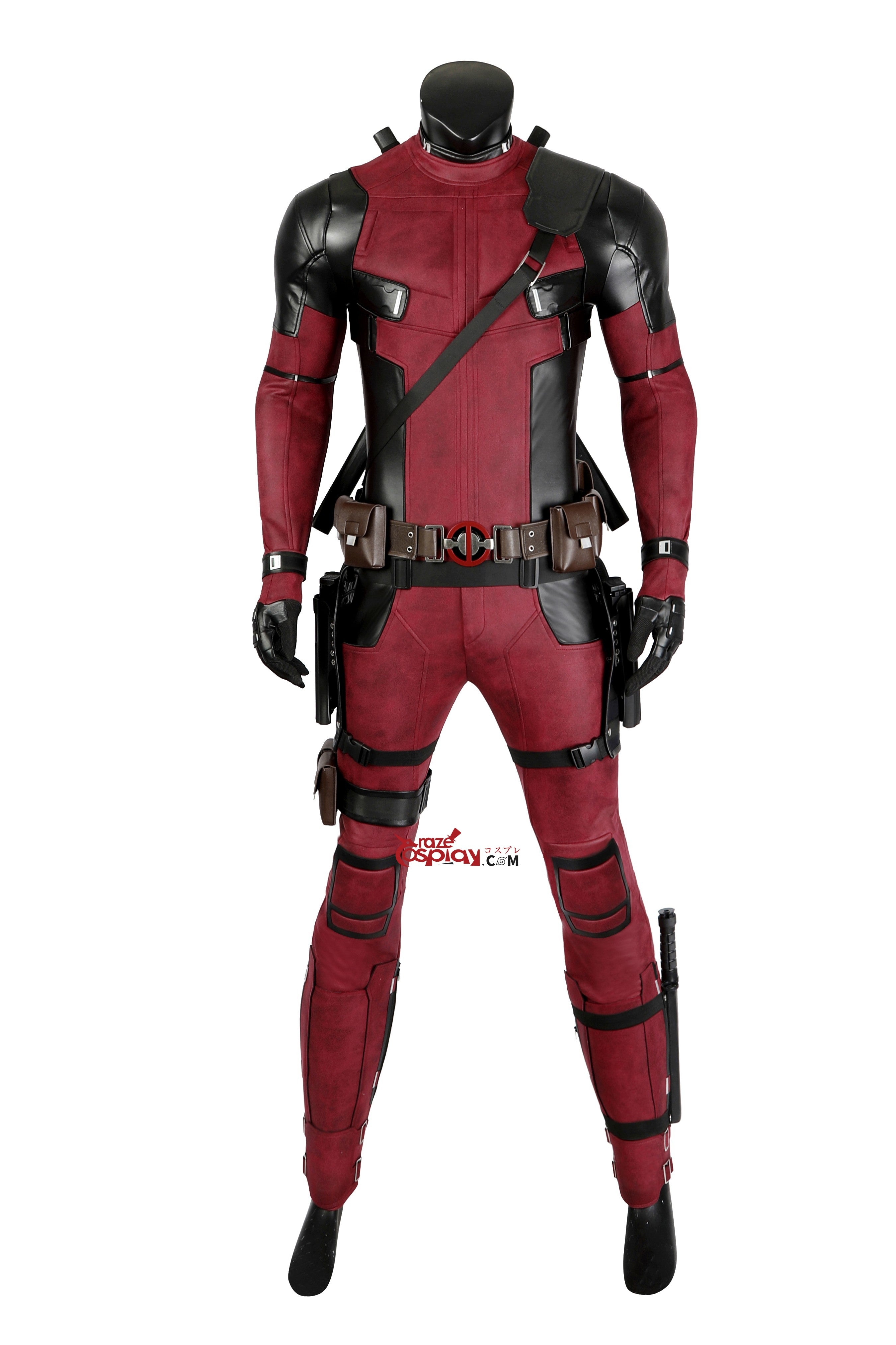 Wade Wilson Suede Outfit Cosplay Costume